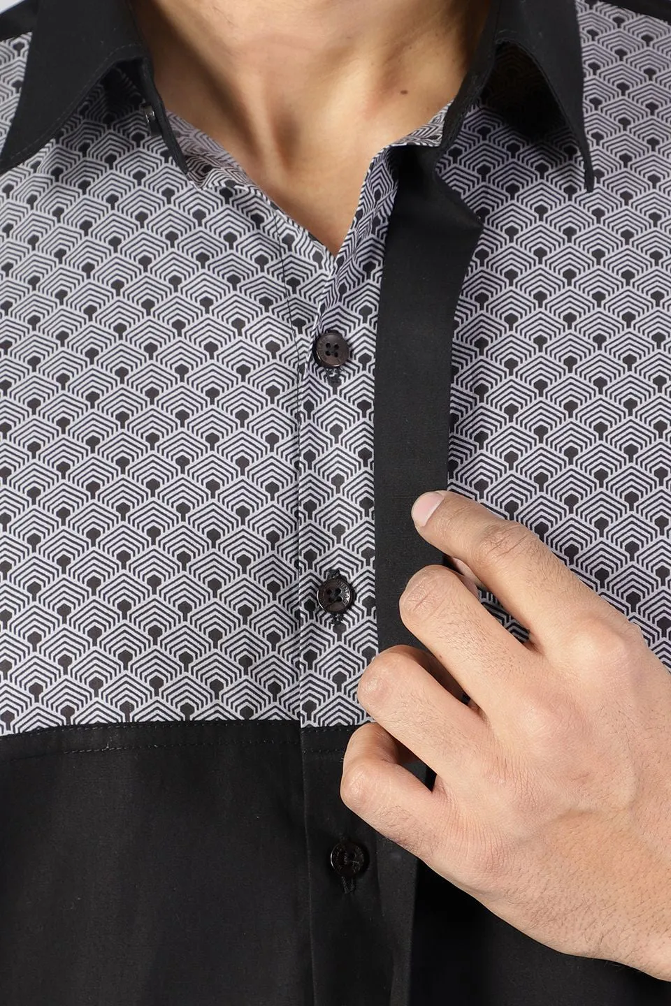 100% Premium Cotton Black Shirt