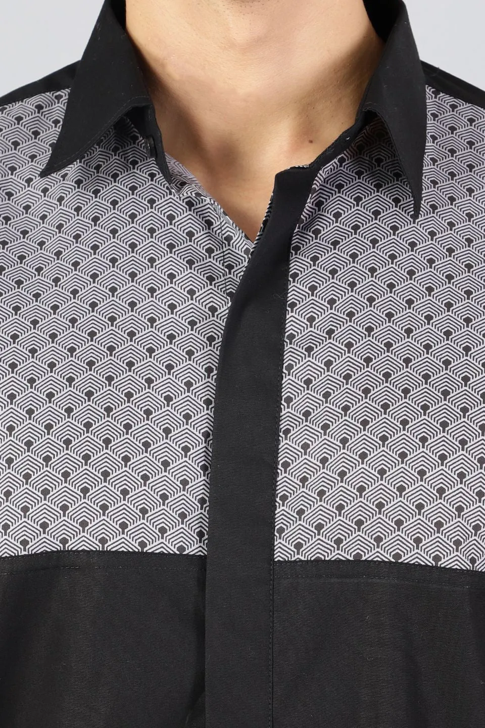 100% Premium Cotton Black Shirt