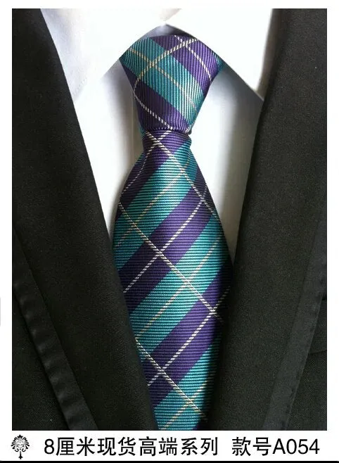 100% silk Thick cloth paisley tie for mens neckties designers fashion men ties 8cm navy and red striped tie wedding dress
