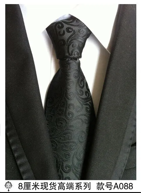 100% silk Thick cloth paisley tie for mens neckties designers fashion men ties 8cm navy and red striped tie wedding dress