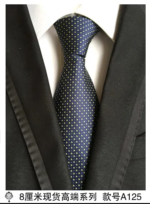 100% silk Thick cloth paisley tie for mens neckties designers fashion men ties 8cm navy and red striped tie wedding dress
