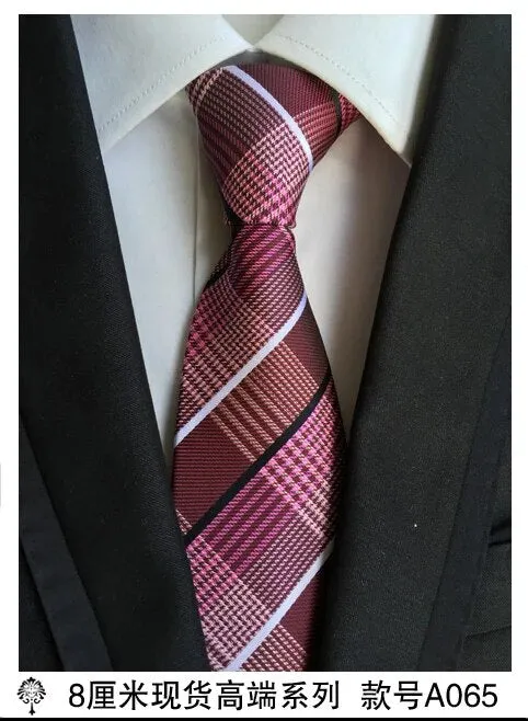 100% silk Thick cloth paisley tie for mens neckties designers fashion men ties 8cm navy and red striped tie wedding dress