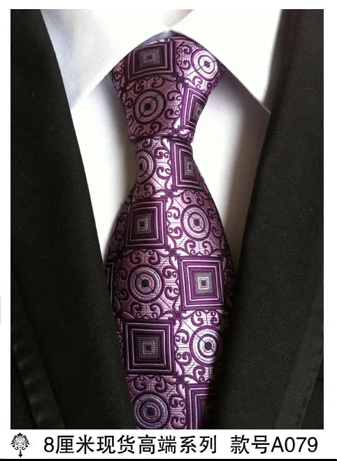100% silk Thick cloth paisley tie for mens neckties designers fashion men ties 8cm navy and red striped tie wedding dress