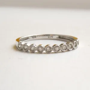 10K White Gold Diamond Anniversary/Wedding Band
