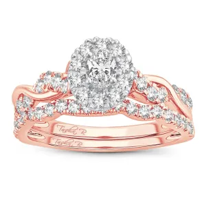 14K 1.00CT Fancy Cut Bridal Ring