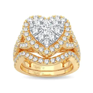 14K 2.00CT Diamond Bridal Ring