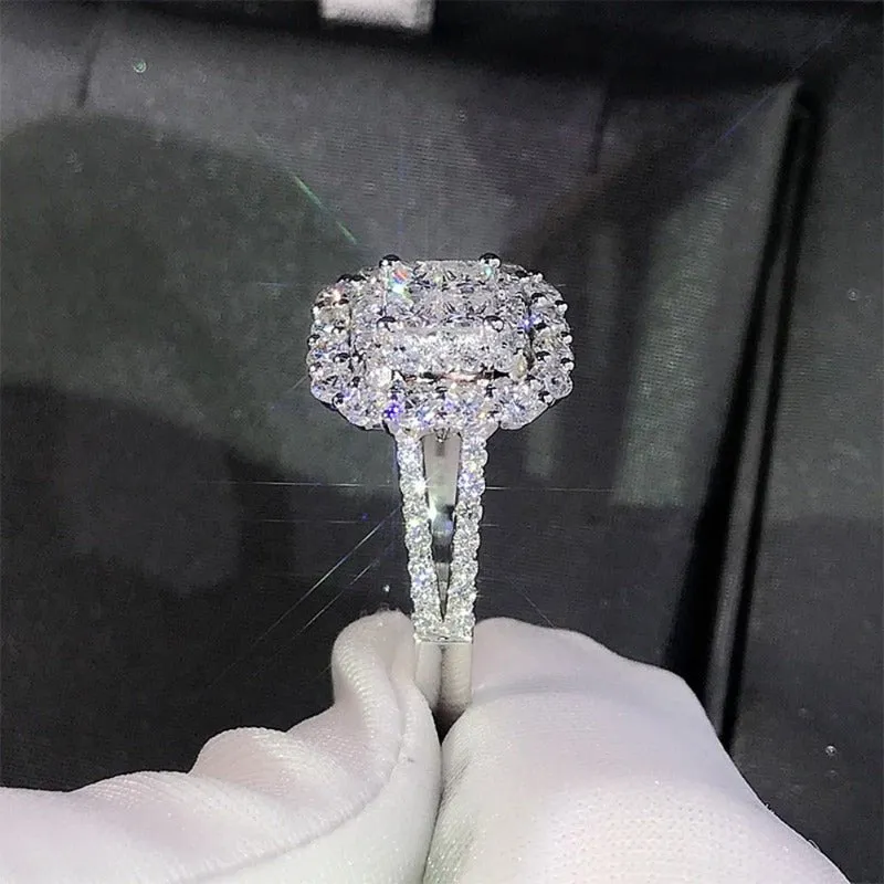 1.5 Carat Round Cut Diamond  Ring White Gold Women Bridal Jewelry