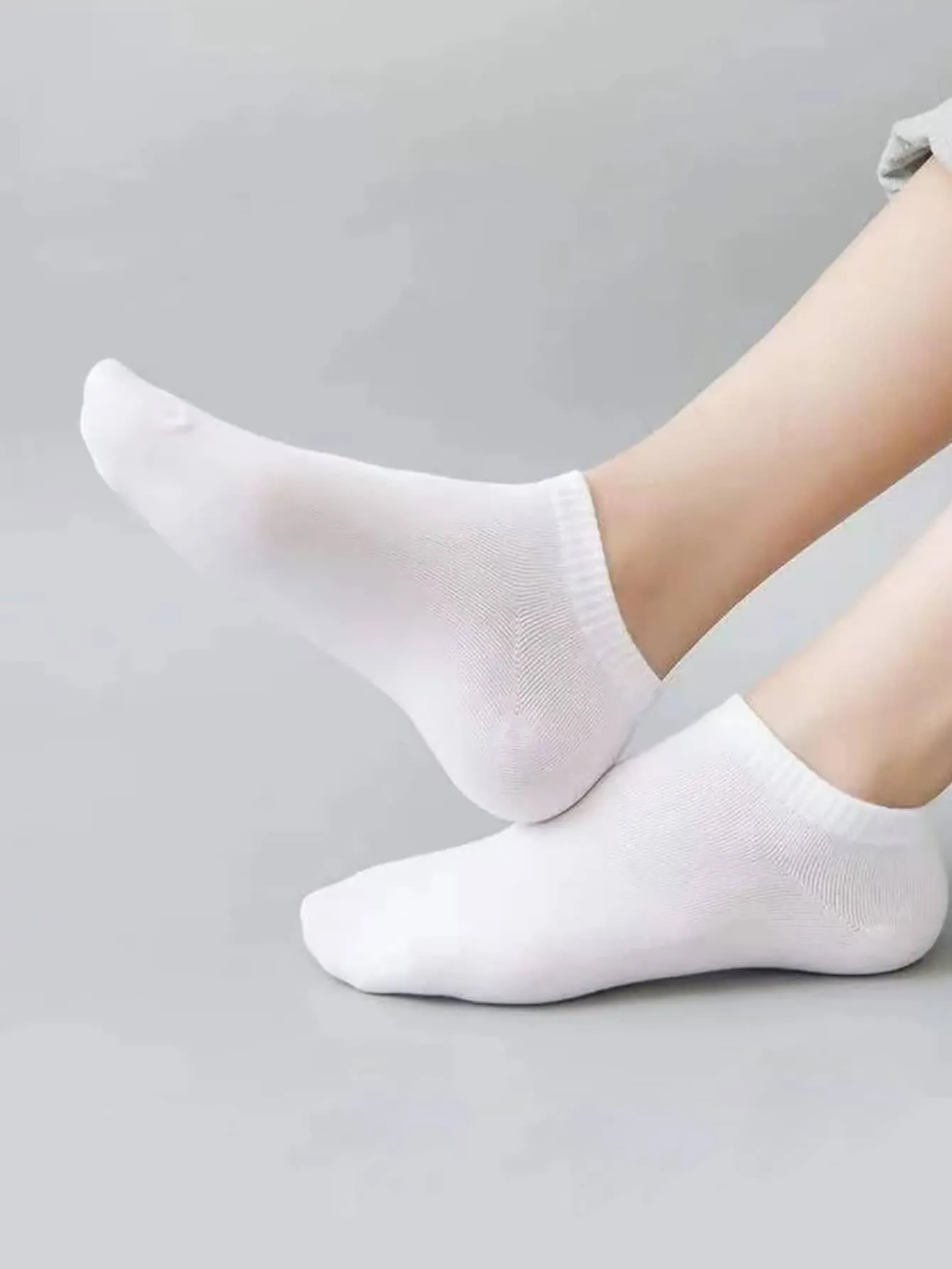 6pairs Solid Ankle Socks - Multicolor