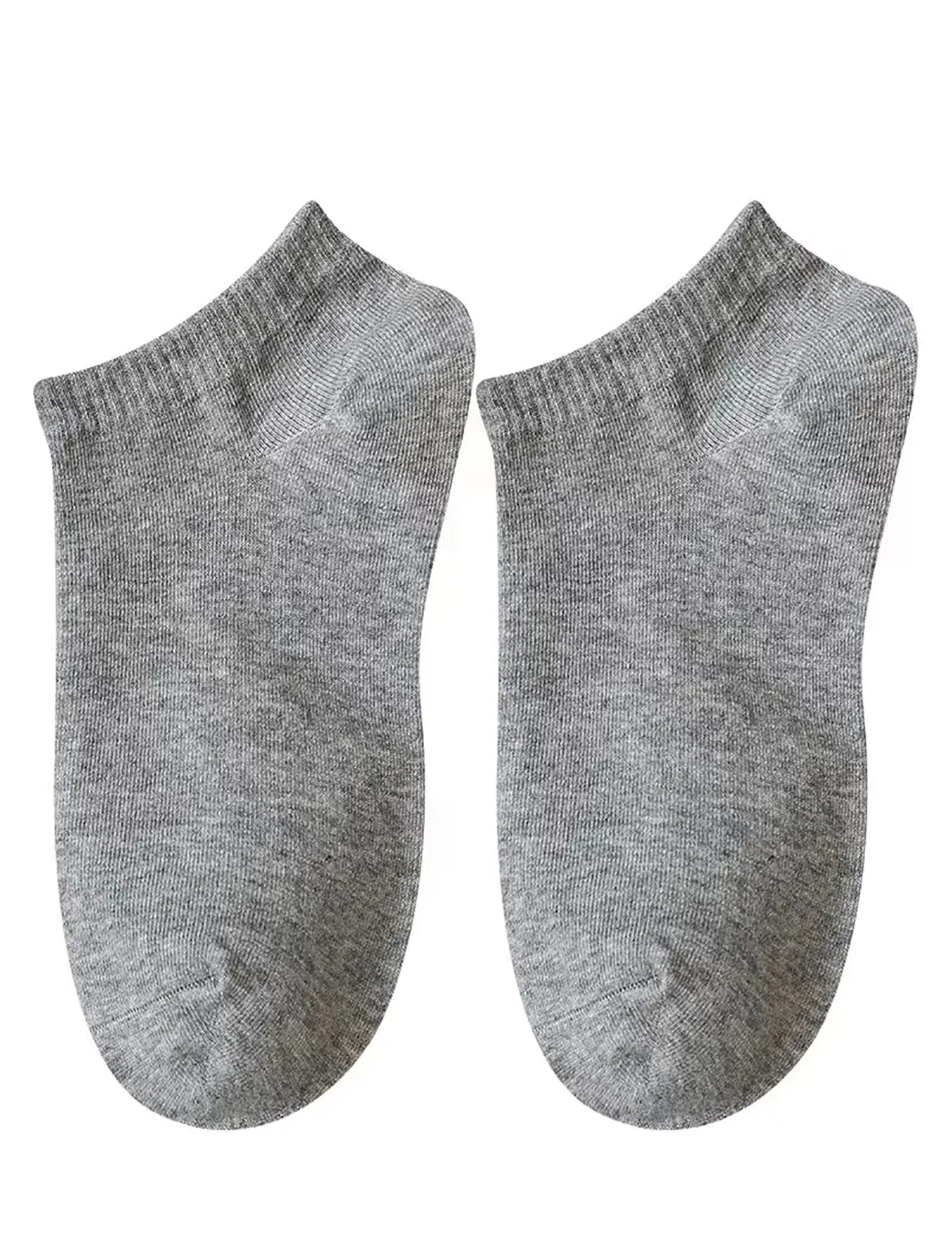 6pairs Solid Ankle Socks - Multicolor