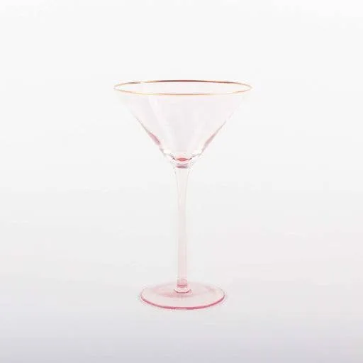 8 Oak Lane - Light Pink Martini Glass