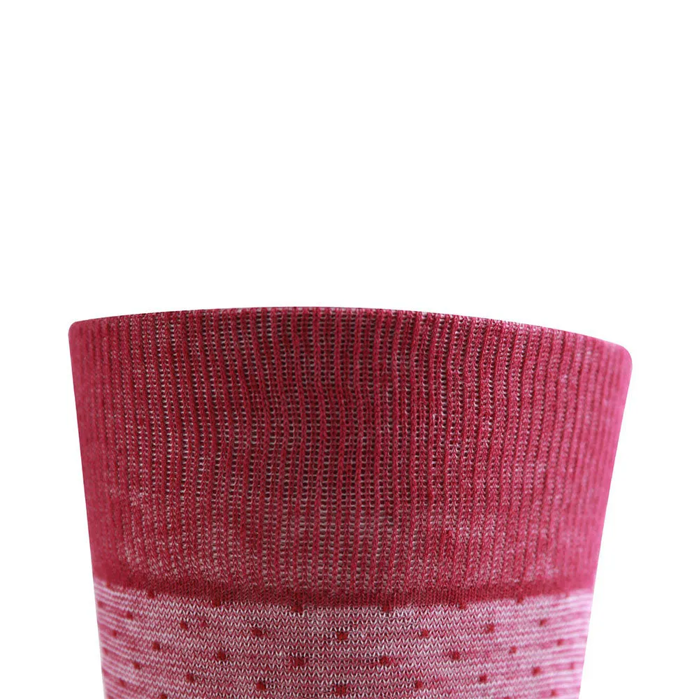 AAS Cotton Dress Welt Dot Stripe Crew Socks