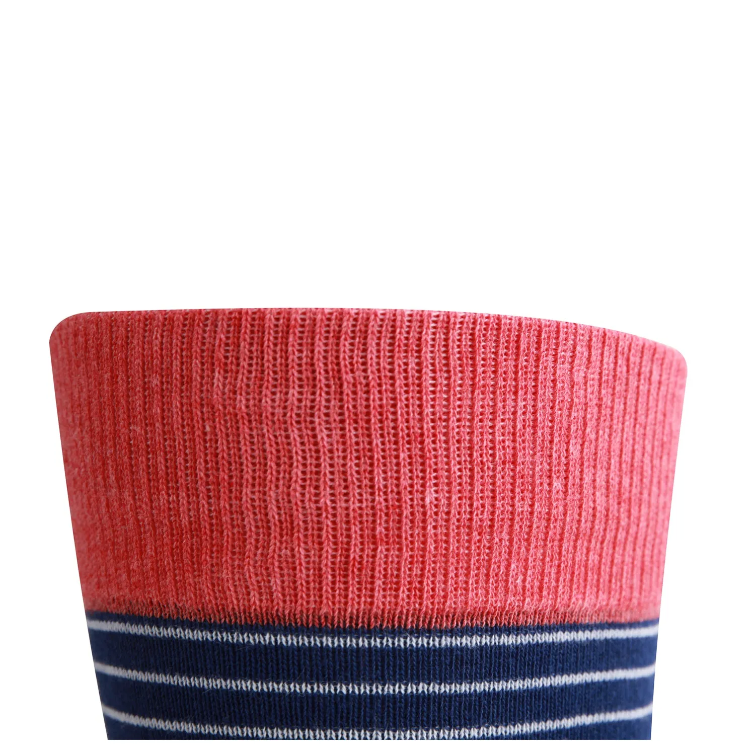 AAS Cotton Welt Colorful Thin Stripe Dress Socks