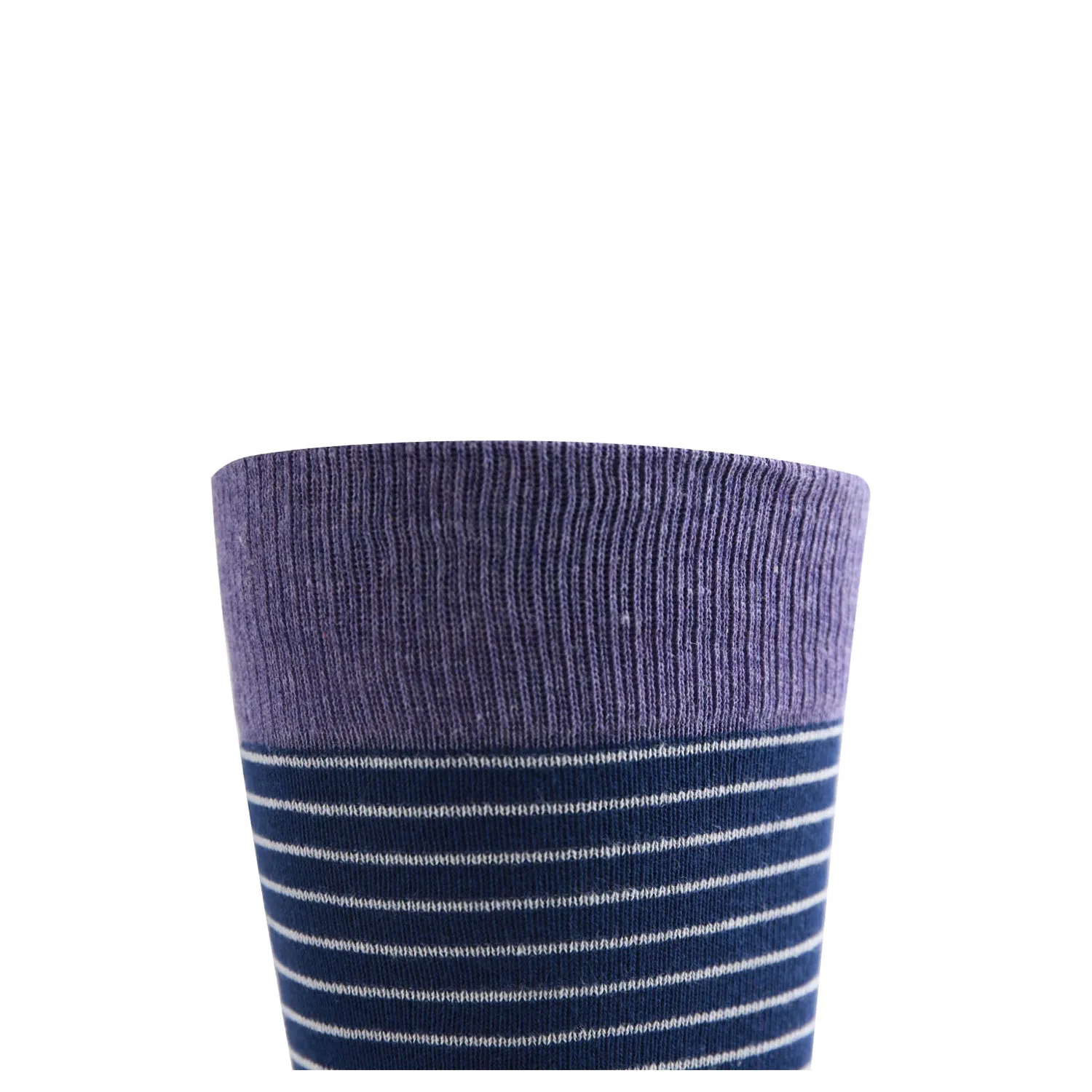 AAS Cotton Welt Colorful Thin Stripe Dress Socks