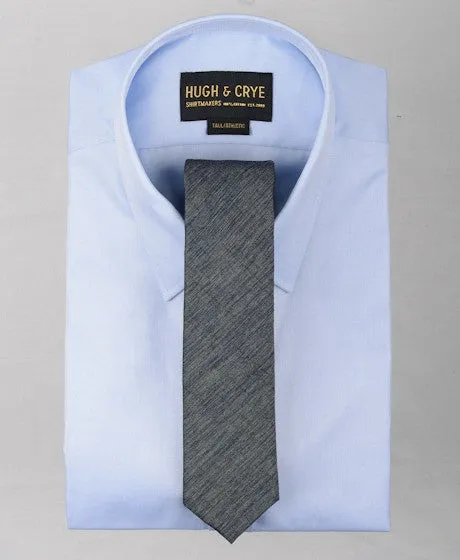 Agency Blue-Grey Pattern Tie