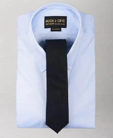 Agency Navy Sharkskin Tie