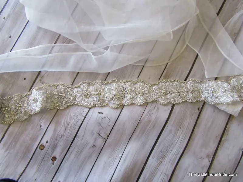 Allure Bridal Sash Style S98