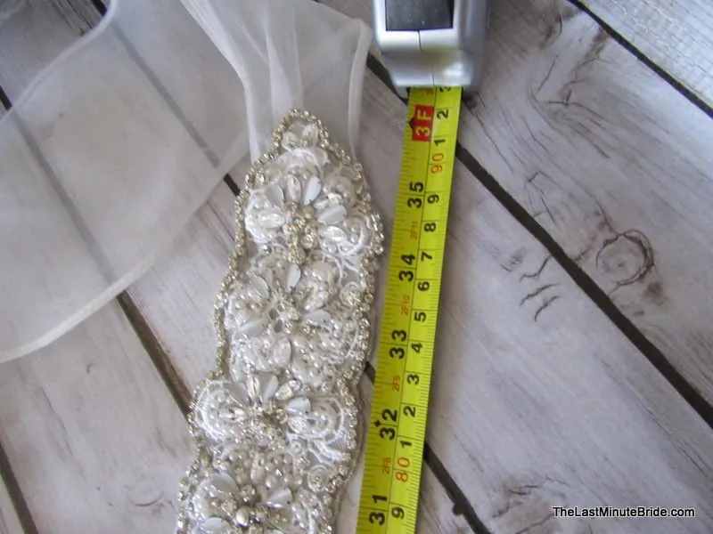 Allure Bridal Sash Style S98