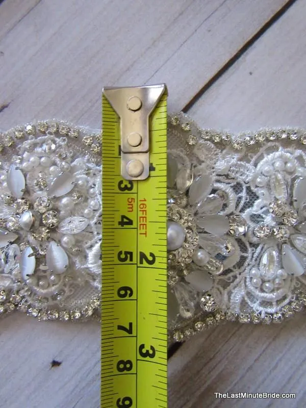 Allure Bridal Sash Style S98