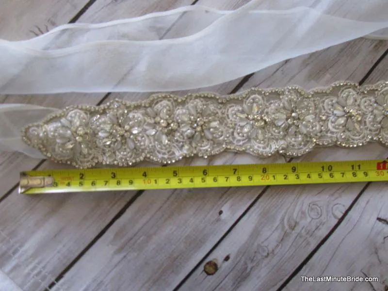 Allure Bridal Sash Style S98