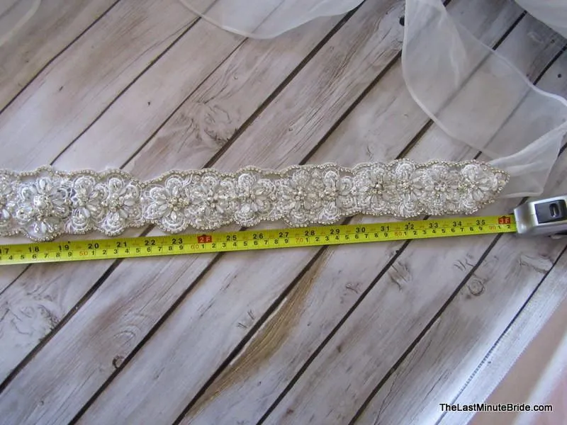 Allure Bridal Sash Style S98