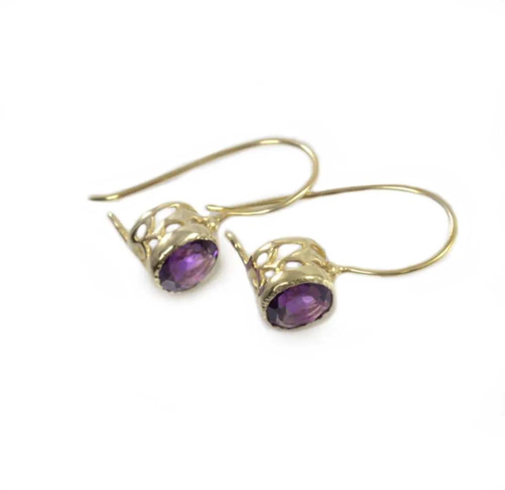 Amethyst  Earrings