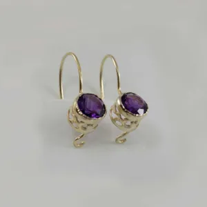 Amethyst  Earrings