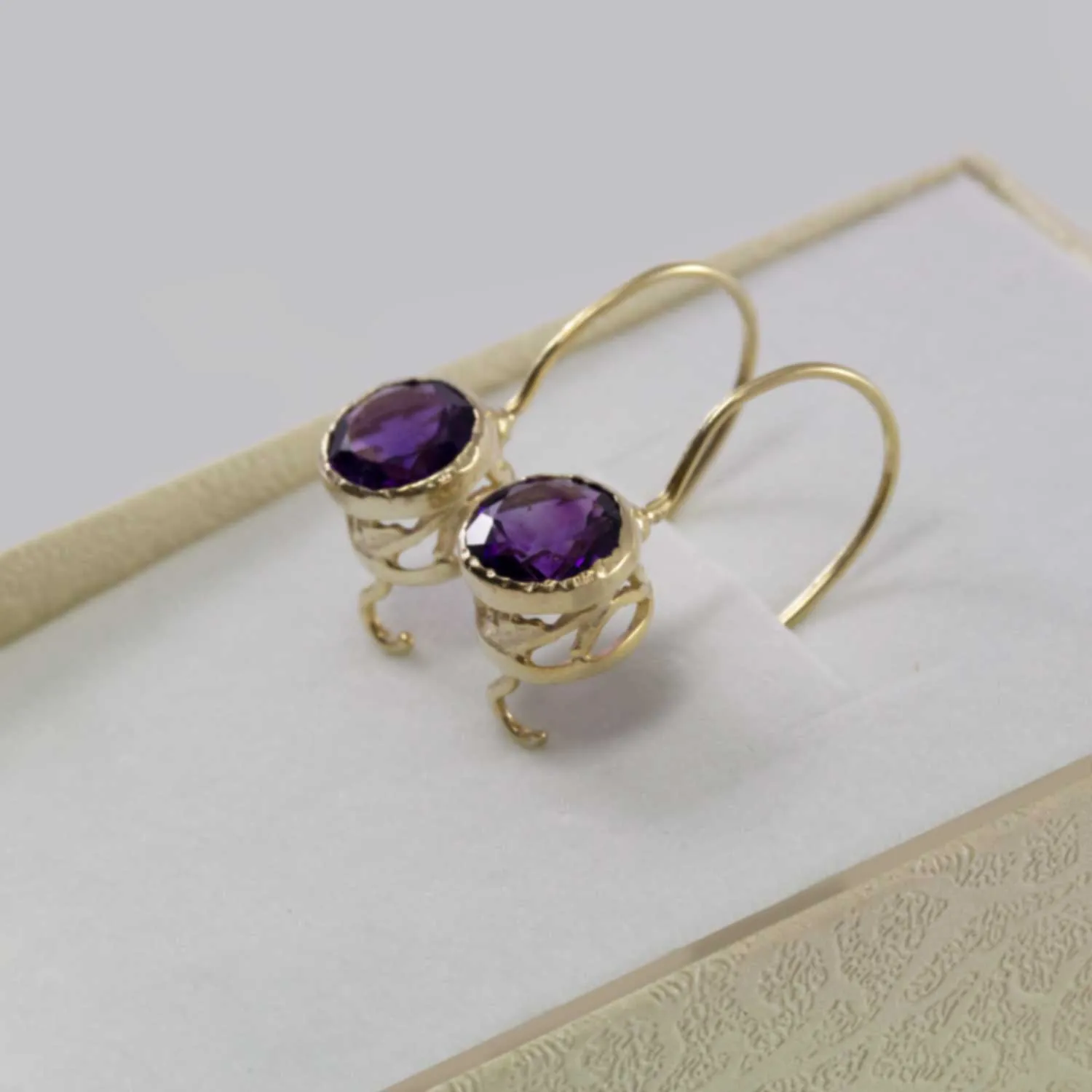 Amethyst  Earrings