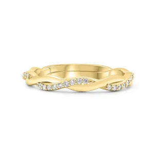Anali | Twisted Wedding Band