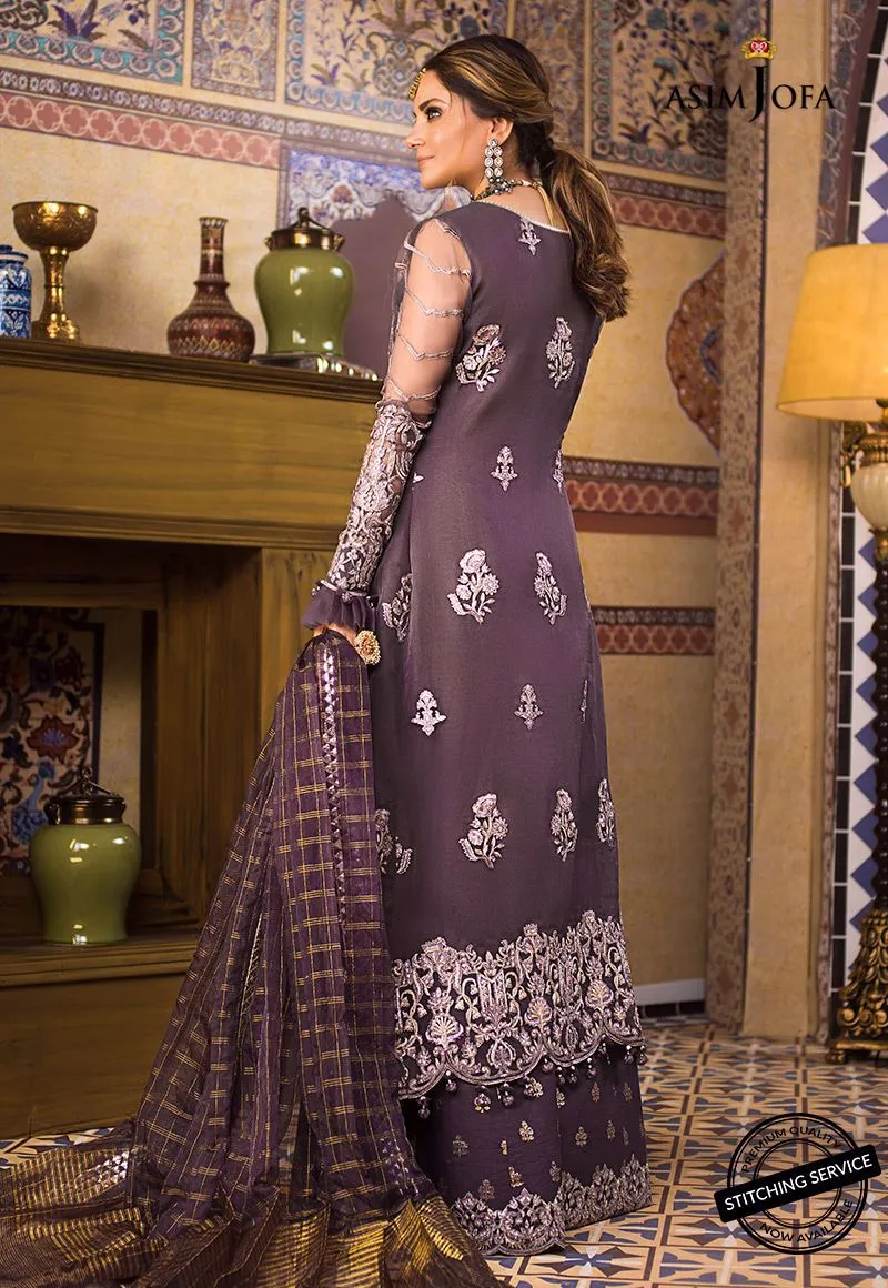 Asim Jofa Chiffon Suit for Wedding Party #Y6036
