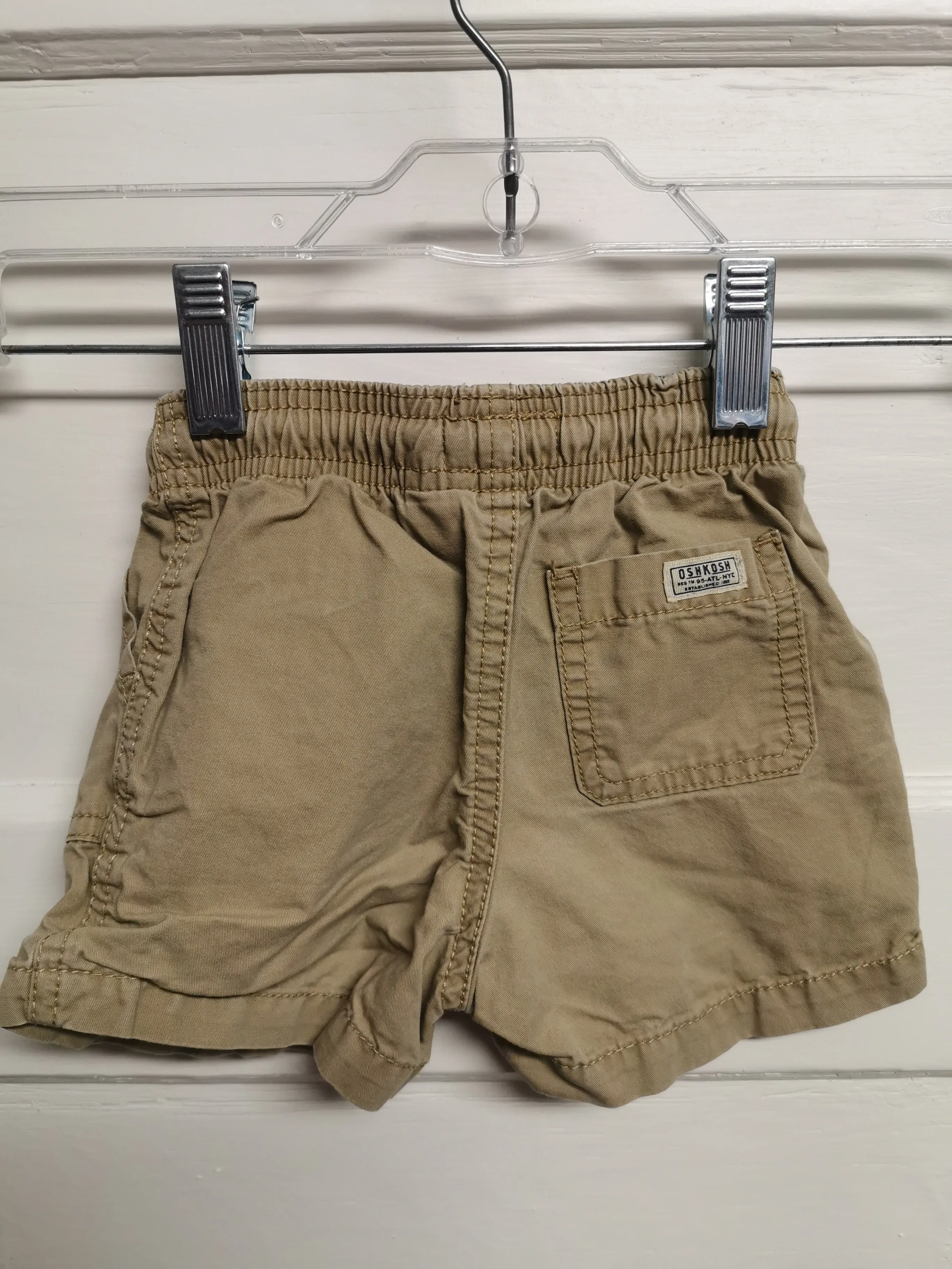 BABY BOY SIZE 12 MONTHS - OSHKOSH, Cotton Shorts EUC B43