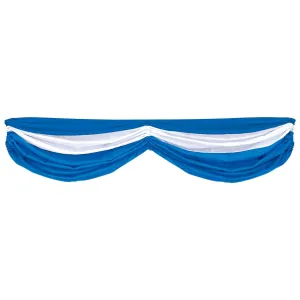 Beistle Blue & White Fabric Bunting - Party Supply Decoration for Oktoberfest