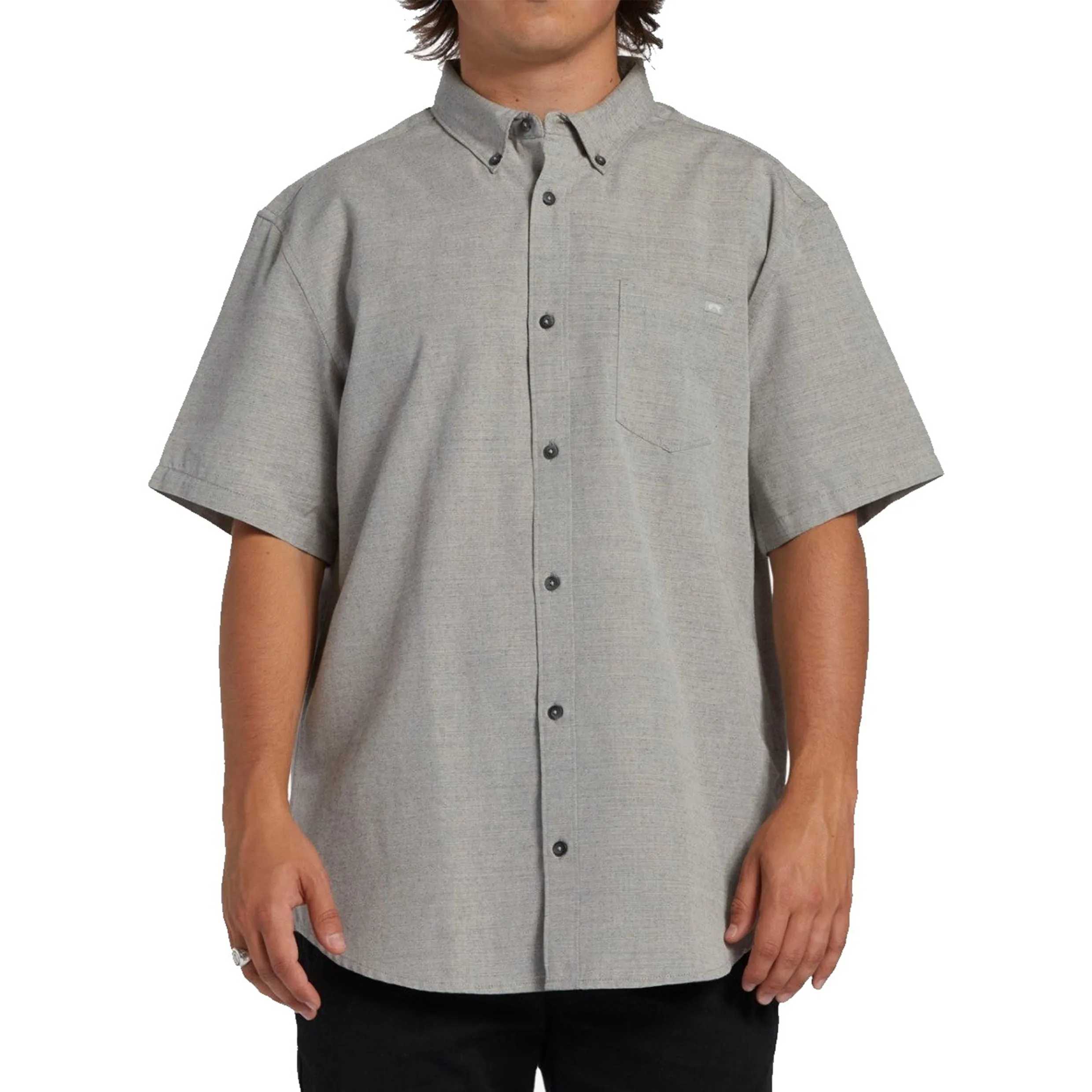 BILLABONG ALL DAY LIGHT GREY T-SHIRT