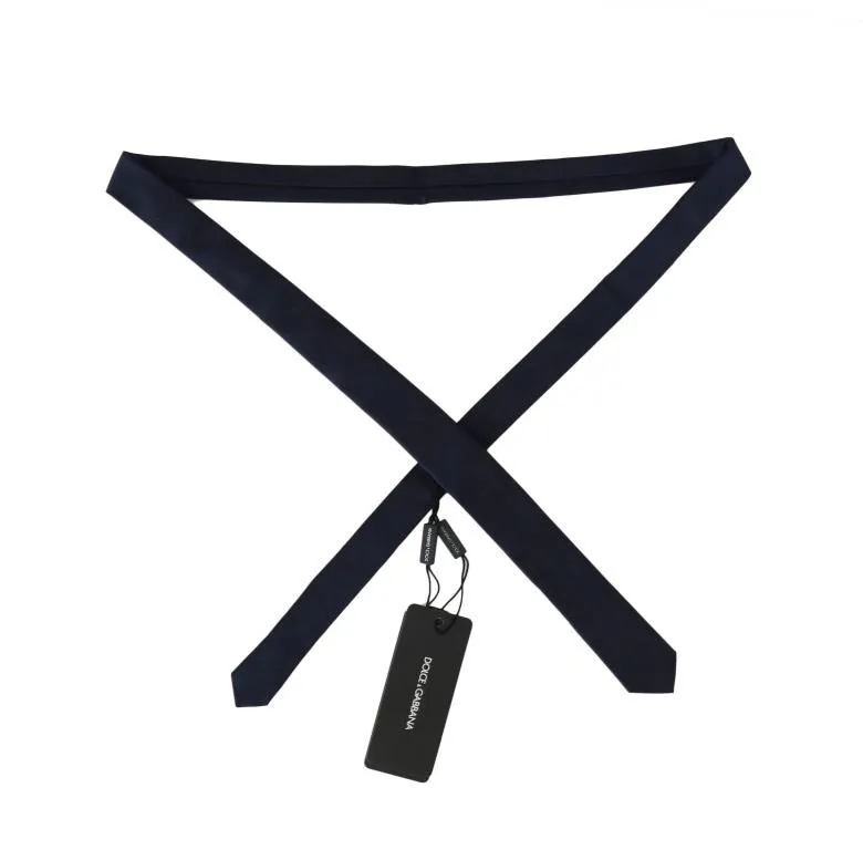Blue Silk Solid Slim Classic Tie