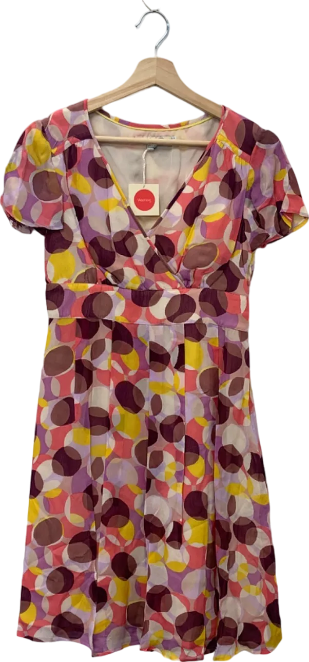 Boden Multi-Coloured Patterned Dress UK 12R