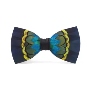 Brackish Sitka Pheasant and Peacock Bow Tie