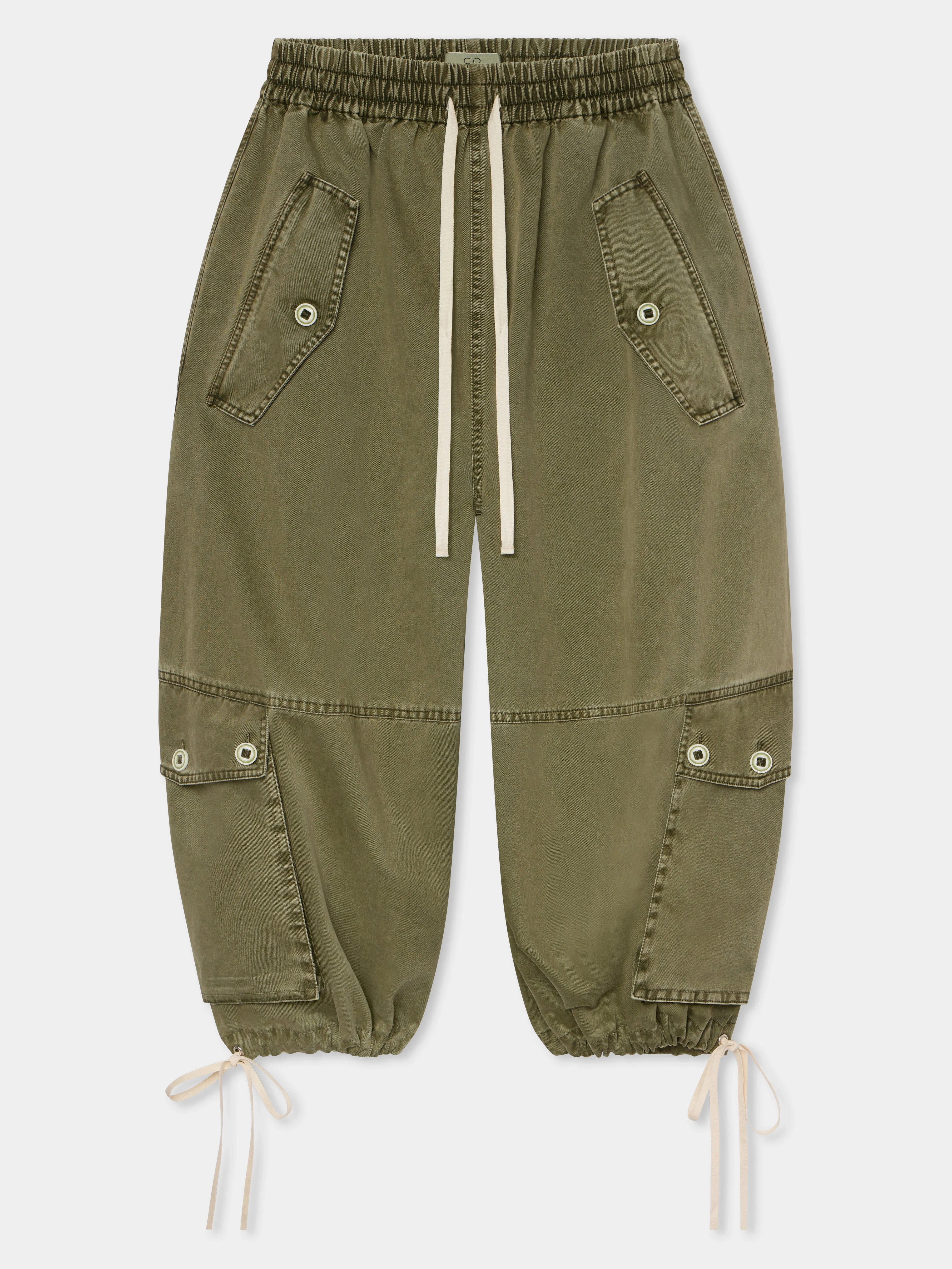 Braies Pant in Cotton Twill - Army Green