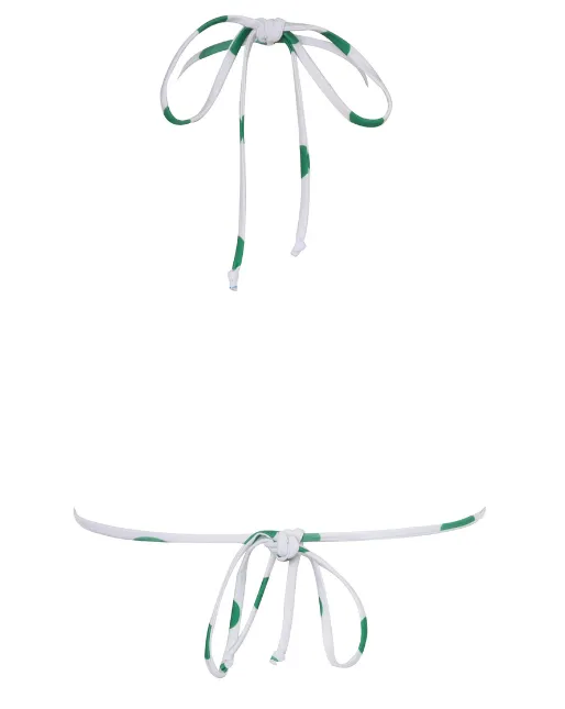 Casa de nada Top Green Polka/Ivory