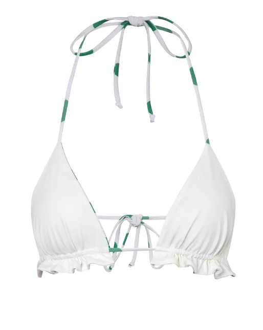 Casa de nada Top Green Polka/Ivory