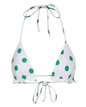 Casa de nada Top Green Polka/Ivory