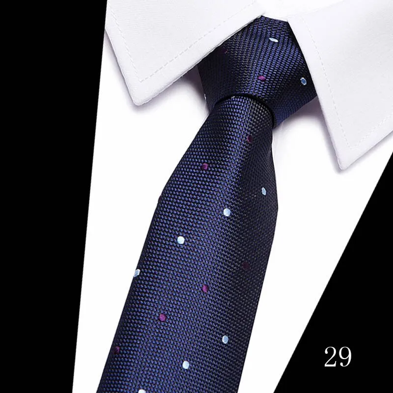 Classic 7cm Ties for Man Silk Tie Luxury Striped Plaid Checks Business Neck Tie for Men Suit Cravat Wedding Party Neckties
