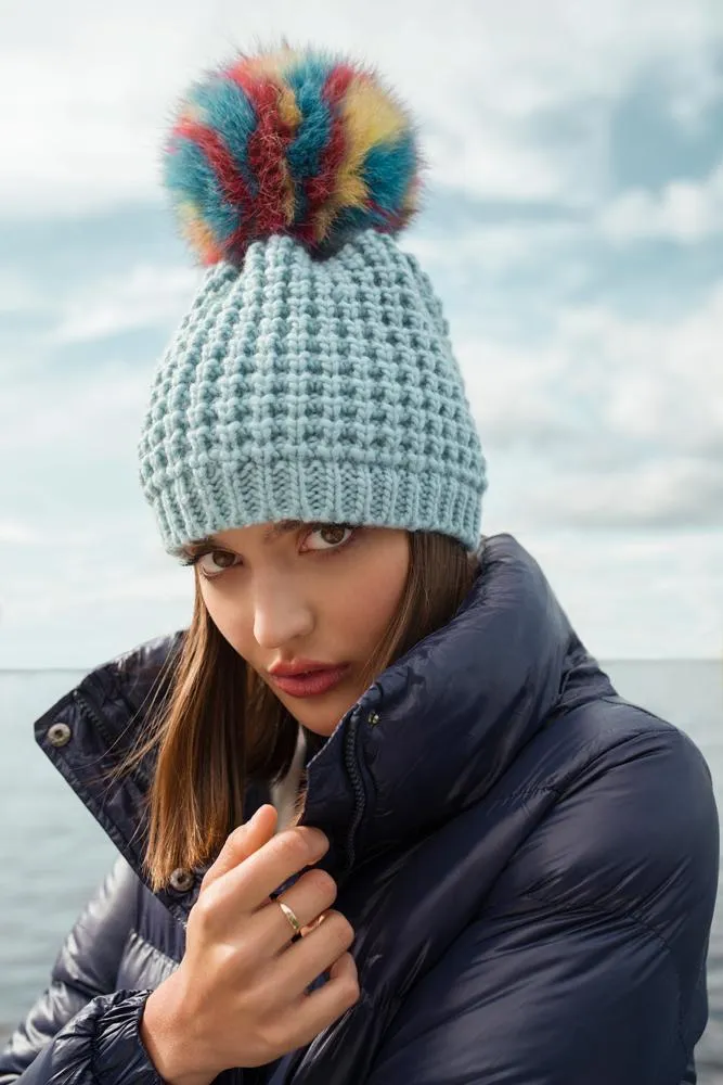 Classic Fur - Multi Color Pom