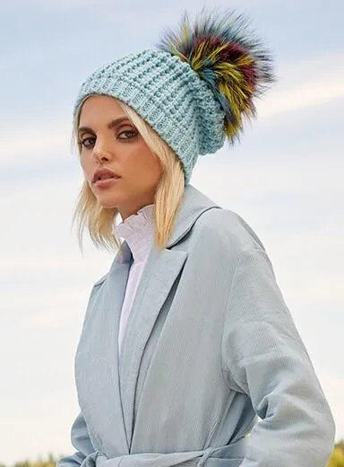 Classic Fur - Multi Color Pom