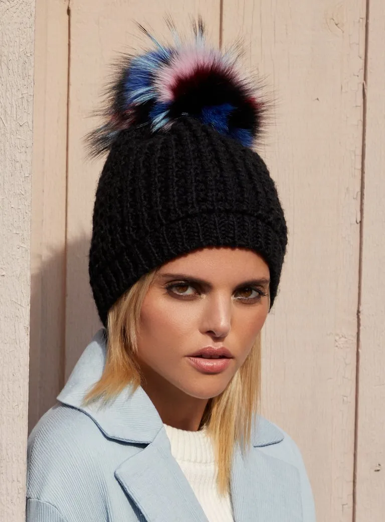 Classic Fur - Multi Color Pom