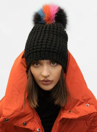 Classic Fur - Multi Color Pom