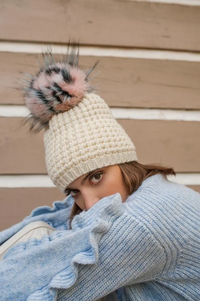 Classic Fur - Multi Color Pom
