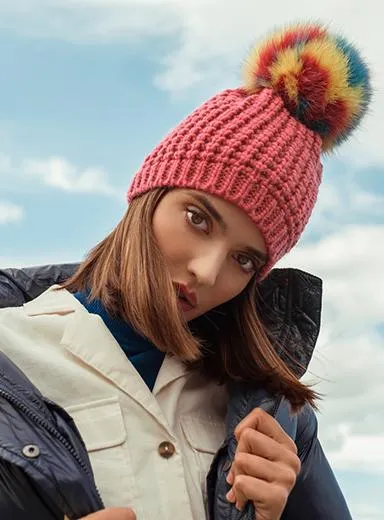Classic Fur - Multi Color Pom