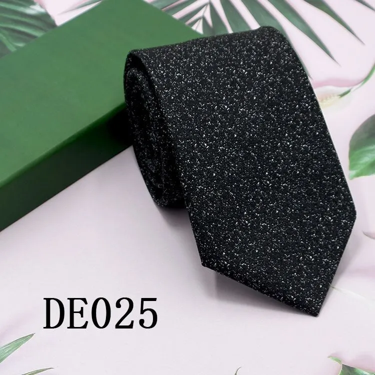 Classic Plaid Neck Ties for Men Casual Suits Tie Gravatas Stripe Blue Mens Neckties For Business Wedding 8cm Width Men Ties