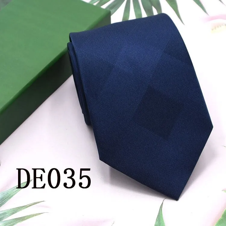 Classic Plaid Neck Ties for Men Casual Suits Tie Gravatas Stripe Blue Mens Neckties For Business Wedding 8cm Width Men Ties