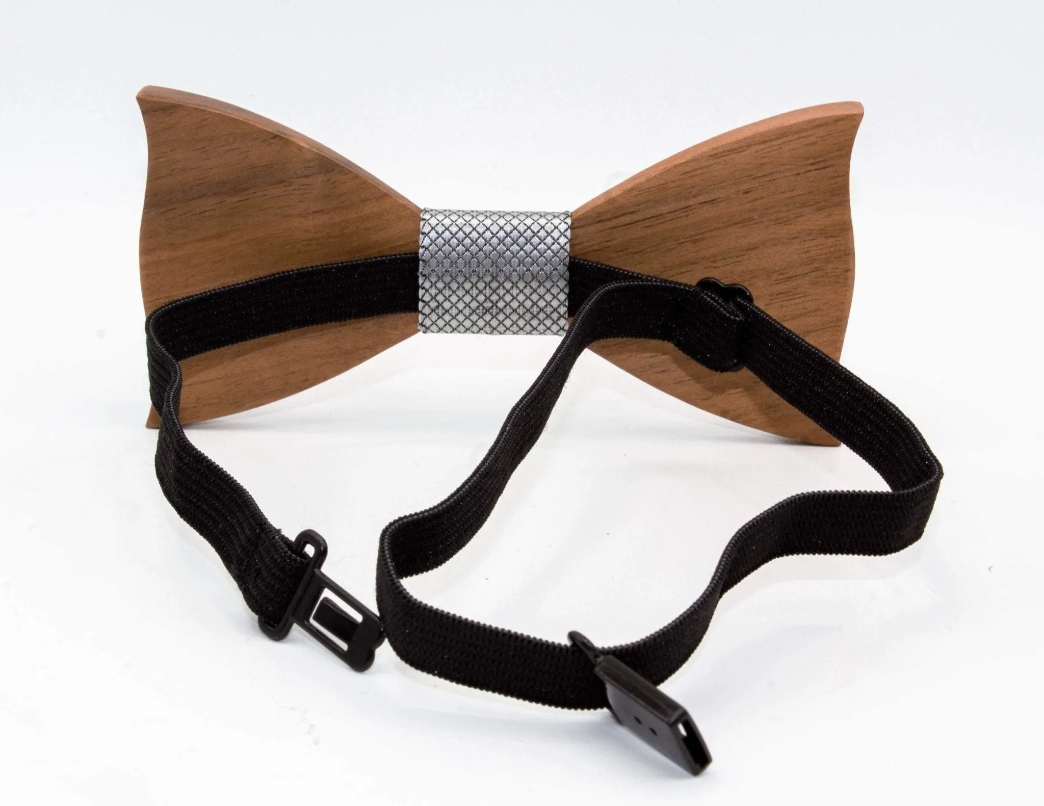 Classic Wooden Bow Tie & Cufflinks