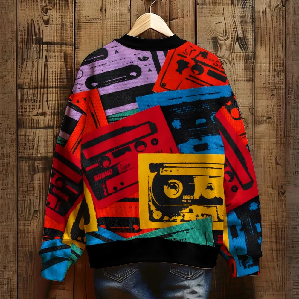Colorful Music Tape Unisex Sweatshirt 2409010186